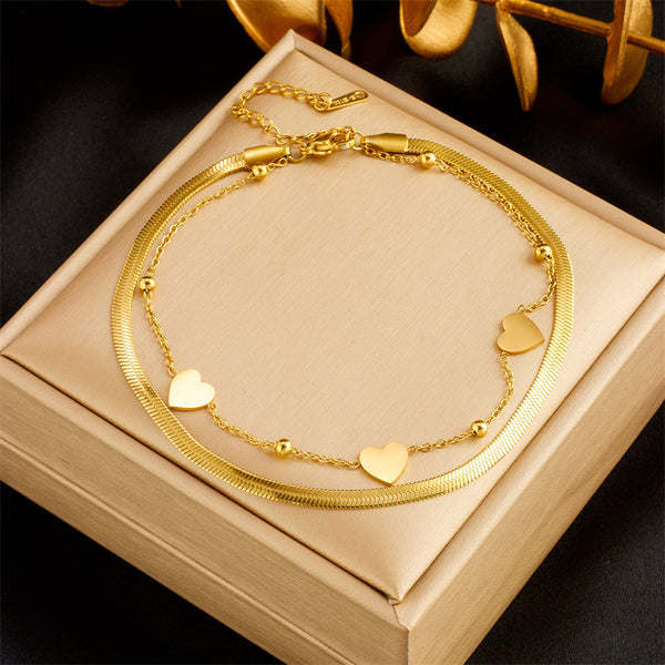 Heart-Shaped Anklet
